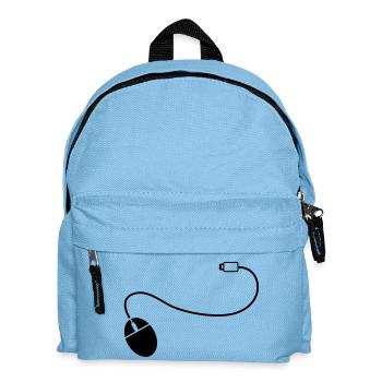 mouse_cursor__f1 - Kids' Backpack - light blue - Front