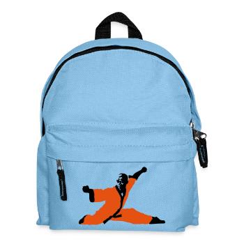 Kung fu Shaolin - Kids' Backpack - light blue - Front