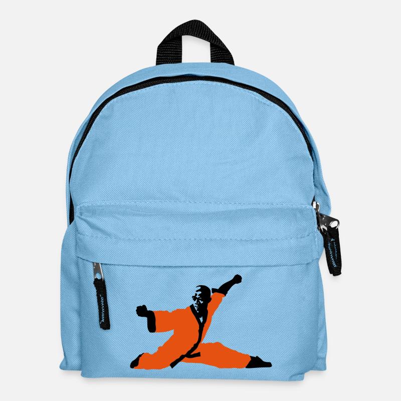 Kung fu - Kinder Rucksack - Hellblau