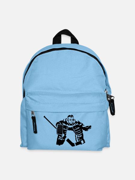 Eishockey goalkeeper - Kinder Rucksack - Hellblau