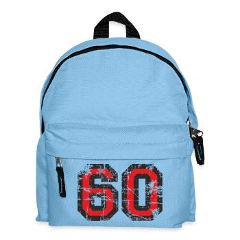 Number 60 Sixty 60th Birthday Design (EU) - Kids' Backpack - light blue - Front