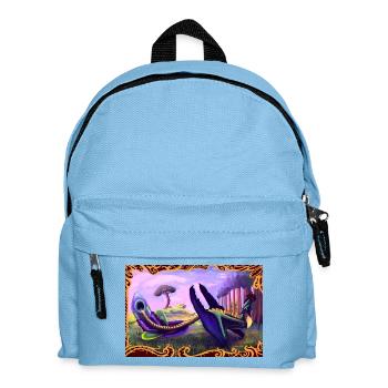 Dinosaur - Kids' Backpack - light blue - Front