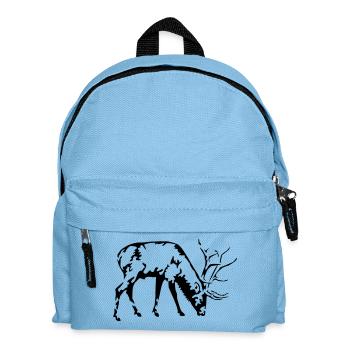 hirsch jagd jäger - Kinder Rucksack - Hellblau - Vorne