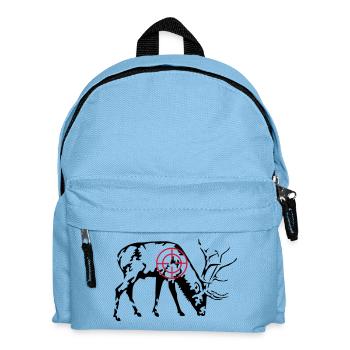 Grazing Stag - Kids' Backpack - light blue - Front