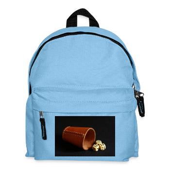Gobelets cubes - Sac à dos Enfant - bleu clair - Devant
