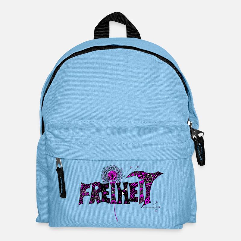 Freiheit - Kinder Rucksack - Hellblau