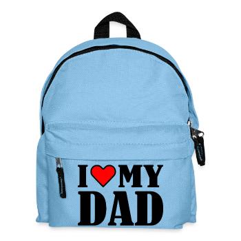 I love my dad - Sac à dos Enfant - bleu clair - Devant