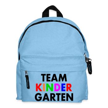 Team kindergarten - Kinder Rucksack - Hellblau - Vorne