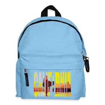 KALIFORNIEN - Kinder Rucksack - Hellblau - Vorne