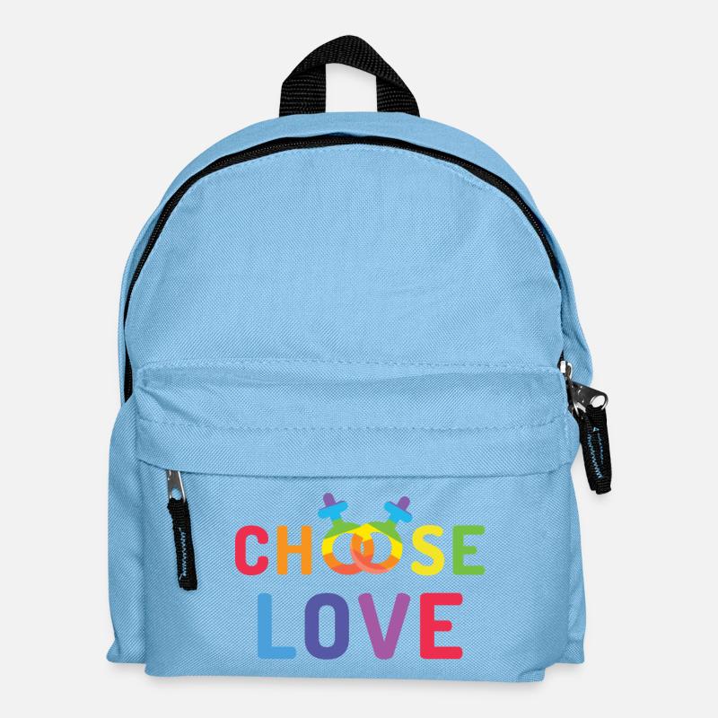 Pride Month LGBT - Liebe - Kinder Rucksack - Hellblau