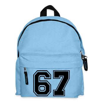 67 - Kinder Rucksack - Hellblau - Vorne