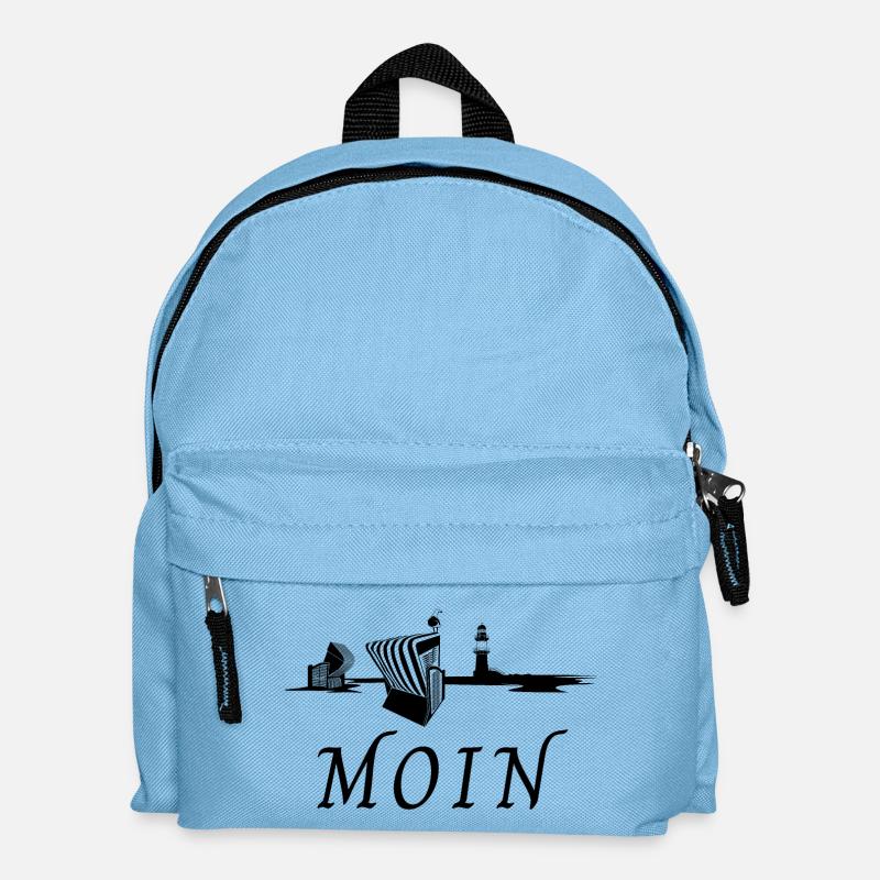Moin - Kinder Rucksack - Hellblau