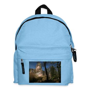 Château mystique de Waldeck (nord de la Forêt-Noire) - Sac à dos Enfant - bleu clair - Devant