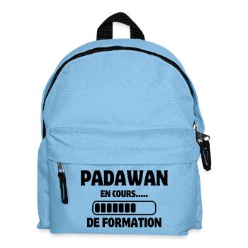 stagiaire, padawan, formation, travail - Sac à dos Enfant - bleu clair - Devant