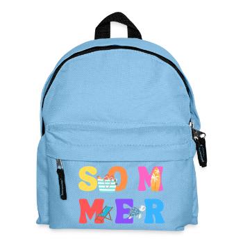 Été - Été - Amour d’été - Soleil - Sac à dos Enfant - bleu clair - Devant