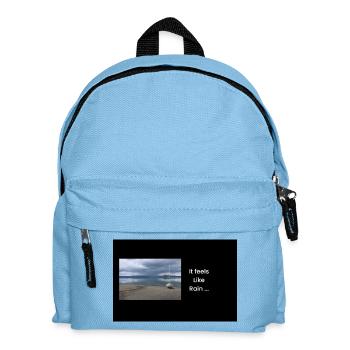 Streetwear it feels like rain - Sac à dos Enfant - bleu clair - Devant