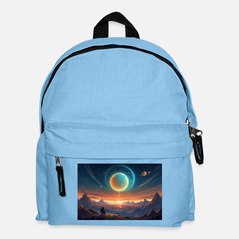 Helldivers Planet X - Kinder Rucksack - Hellblau