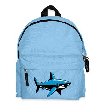 Requin - Sac à dos Enfant - bleu clair - Devant