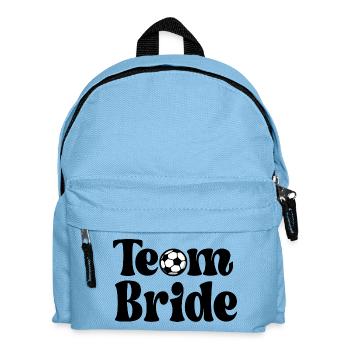 TEAM BRAUT FUSSBALL FUSSBALL - Kinder Rucksack - Hellblau - Vorne