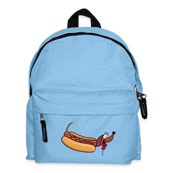 Hot dog - Kids' Backpack - light blue - Front