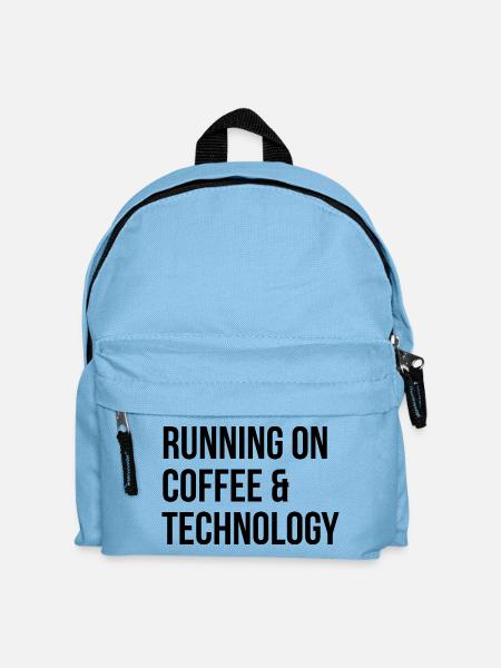 Technology Technology Technology - Kids' Backpack - light blue