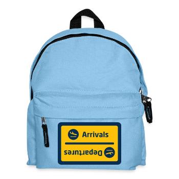 Arrivals/Departures - Kids' Backpack - light blue - Front