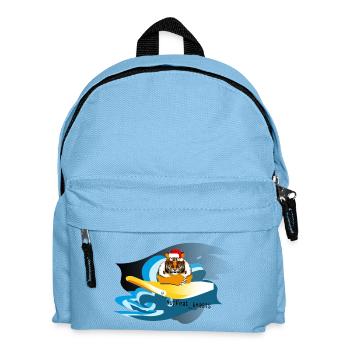 Winter tiger - Kids' Backpack - light blue - Front