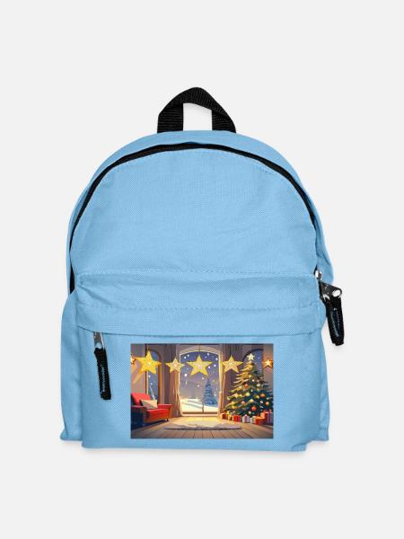 Christmas Eve - Kids' Backpack - light blue