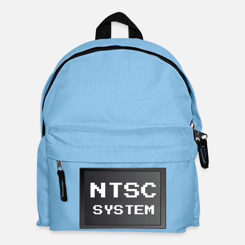 Retrogaming - NTSC-System - Kinder Rucksack - Hellblau