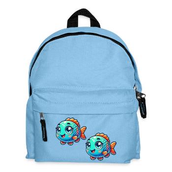 Bande dessinée Poisson 2 - Sac à dos Enfant - bleu clair - Devant