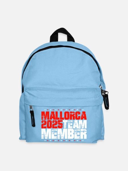 Mallorca 2025 Team - Kinder Rucksack - Hellblau