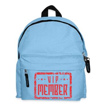 Vip Member Heart - Kids' Backpack - light blue - Front