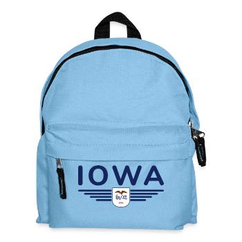 Iowa Fan T-Shirt – Your State! - Kids' Backpack - light blue - Front