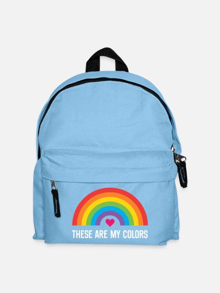 LGBTQ Pride Month - Das sind meine Farben - Kinder Rucksack - Hellblau