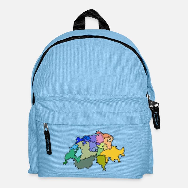 Die Schweiz - Kinder Rucksack - Hellblau