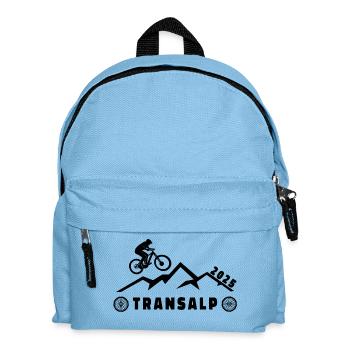 TRANSALP 2025 Fahrrad MTB Alpenüberquerung - Kinder Rucksack - Hellblau - Vorne