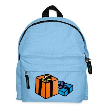 Cadeaux | Cadeaux, Noël, Anniversaire - Sac à dos Enfant - bleu clair - Devant