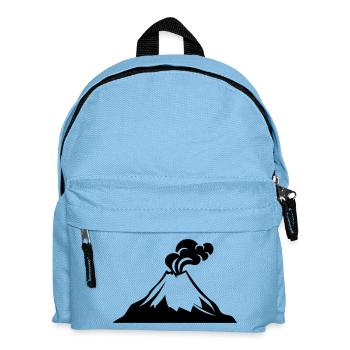volcano - Kids' Backpack - light blue - Front