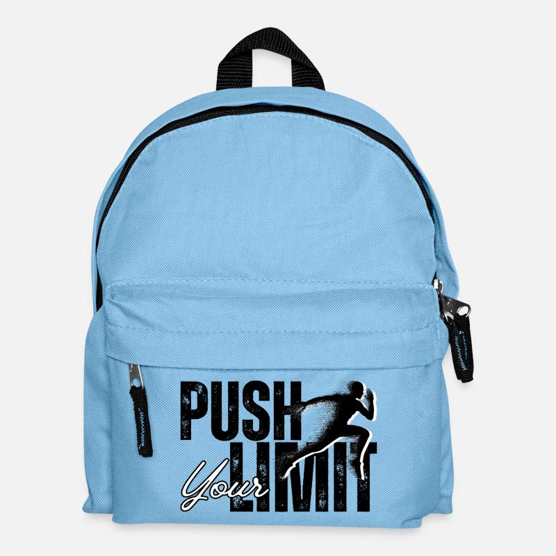 PUSH_YOUR_LIMIT - Sac à dos Enfant - bleu clair