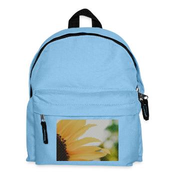 Tournesol Gros plan Jaune Orange - Sac à dos Enfant - bleu clair - Devant