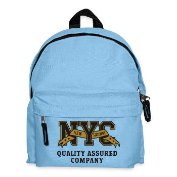 Logo vintage du NYC College Vintage - Sac à dos Enfant - bleu clair - Devant
