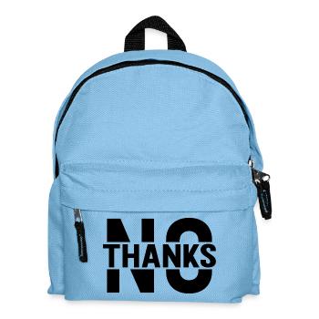 Non merci - Sac à dos Enfant - bleu clair - Devant