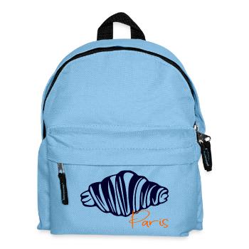 Croissants Paris - Kids' Backpack - light blue - Front