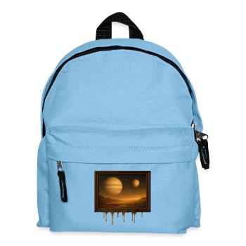 Melting Worlds - Kids' Backpack - light blue - Front