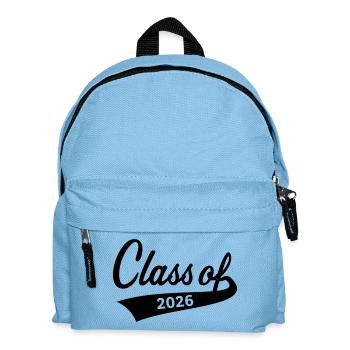 Class Of 2026 (Abschlussklasse Schulabschluss B) - Kinder Rucksack - Hellblau - Vorne