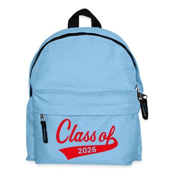 Class Of 2026 (Abschlussklasse Schulabschluss Red) - Kinder Rucksack - Hellblau - Vorne