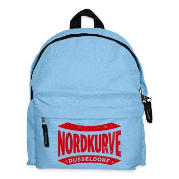 Düsseldorf Nordkurve Hoodie, Shirt, Tasche, Cap - Kinder Rucksack - Hellblau - Vorne