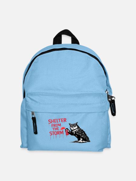 Abri contre la tempête - Sac à dos Enfant - bleu clair
