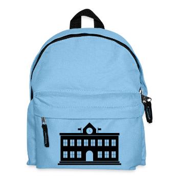 Bâtiment scolaire - Sac à dos Enfant - bleu clair - Devant