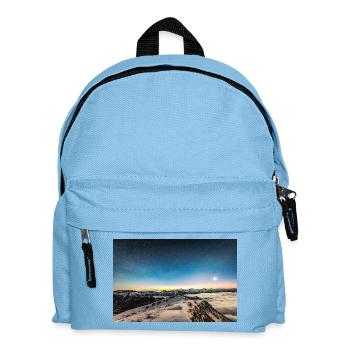 The Night SKy Above Agrafa Mountains - Kids' Backpack - light blue - Front